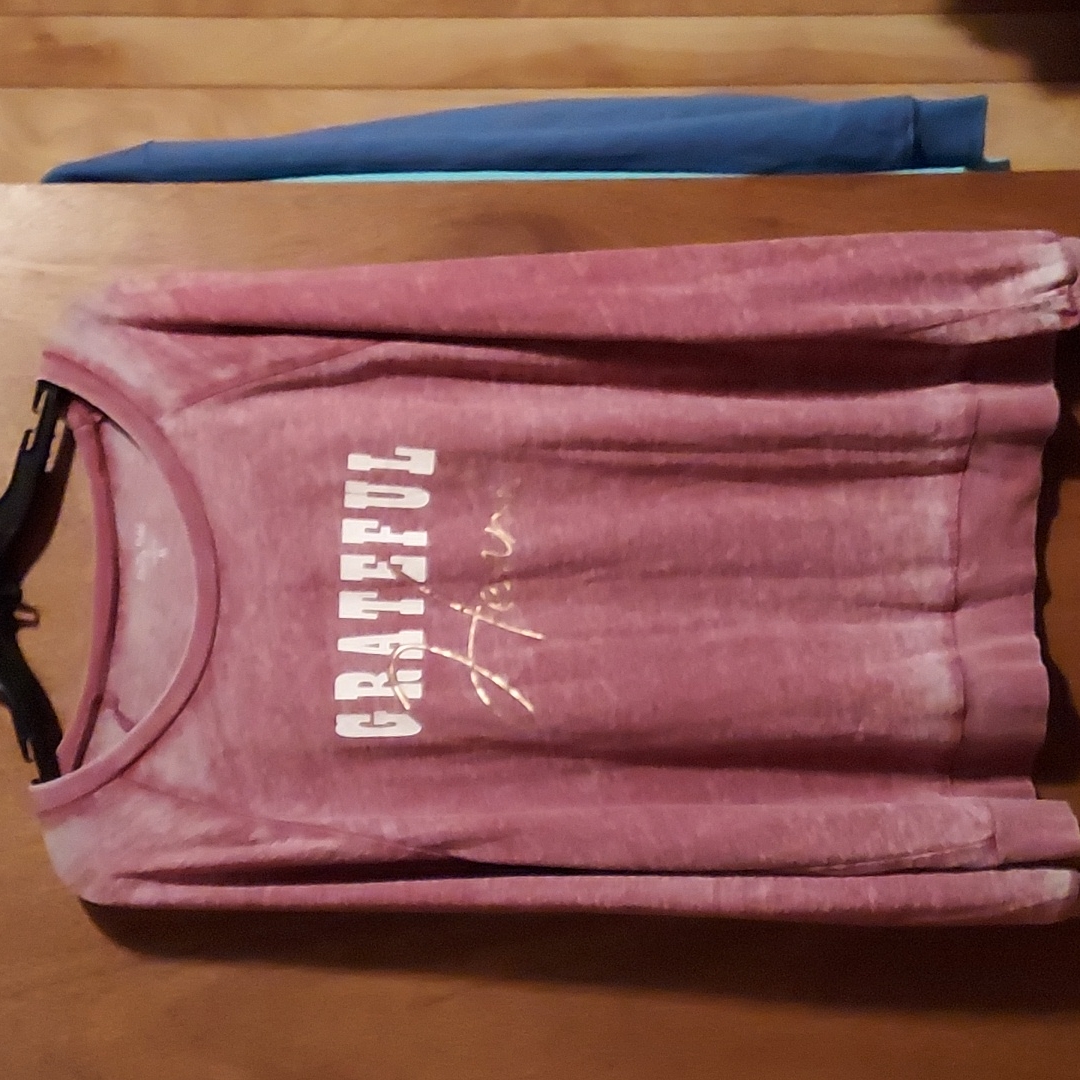 Burgundy Clorox Looking Shirt